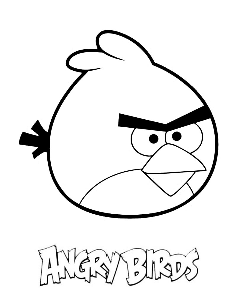 Kolorowanka Angry Birds do wydrukowania