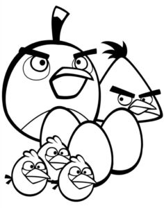 Kolorowanka Angry Birds do druku