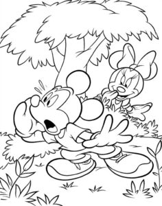 Myszka Miki kolorowanka Disney'a dla najmłodszych
