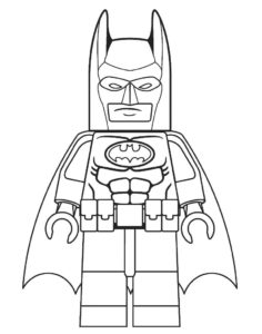 Kolorowanka Batman Lego do wydruku