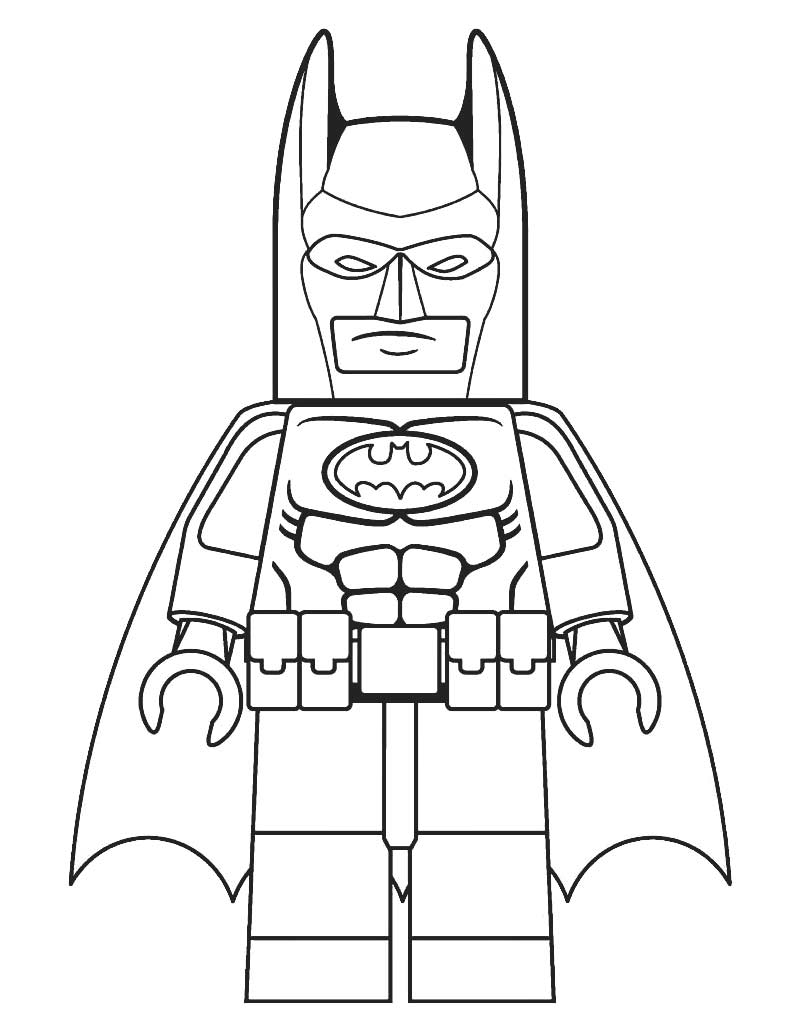 Kolorowanka Batman Lego do wydruku