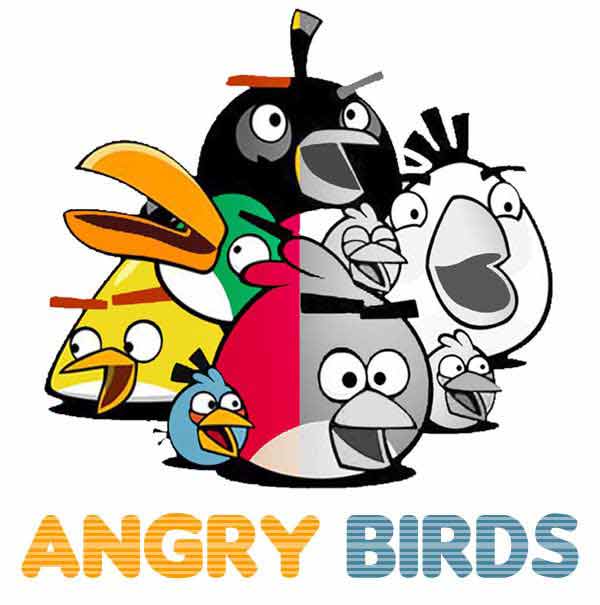 Kolorowanki Angry Birds