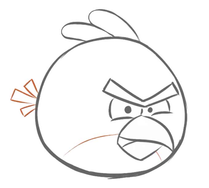 6 Jak narysować Angry Birds