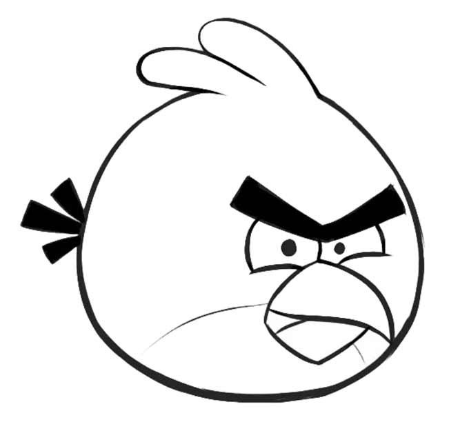 7 Jak narysować Angry Birds