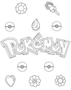 Logo Pokemon do druku