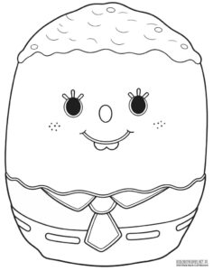 SpongeBob Squishmallows kolorowanka