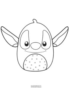 Stitch pluszak kolorowanka Squishmallows