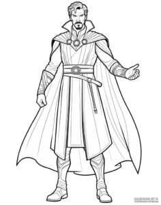 Doktor Strange kolorowanka do druku