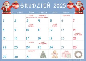 Kalendarz świąt nietypowych dla dzieci – Grudzień 2025