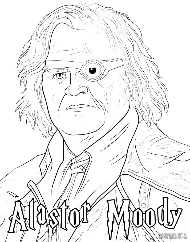 Alastor Moody kolorowanka