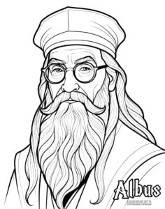 Albus Dumbledore kolorowanka