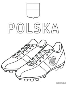 Korki piłkarskie kolorowanka do druku