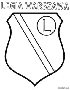 Legia Warszawa kolorowanka