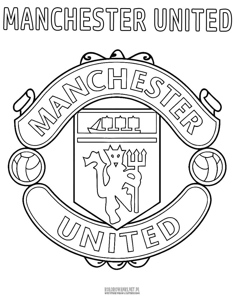 Manchester United kolorowanka