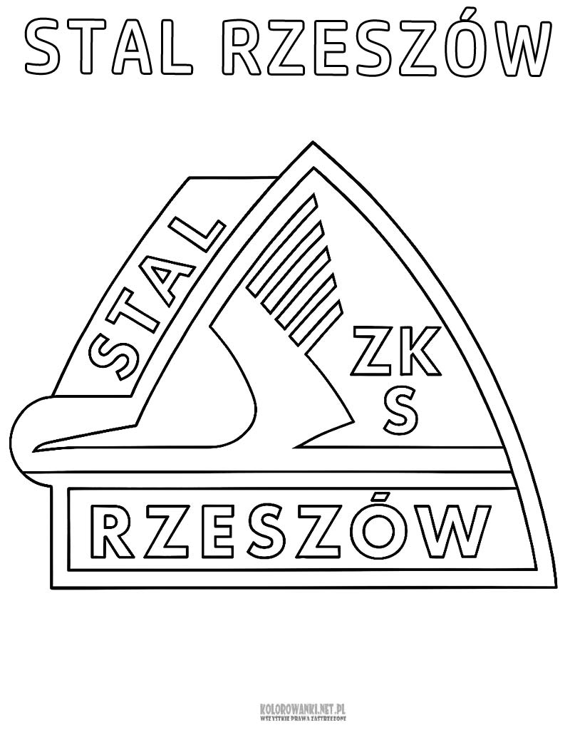 Stal Rzeszów kolorowanka do druku