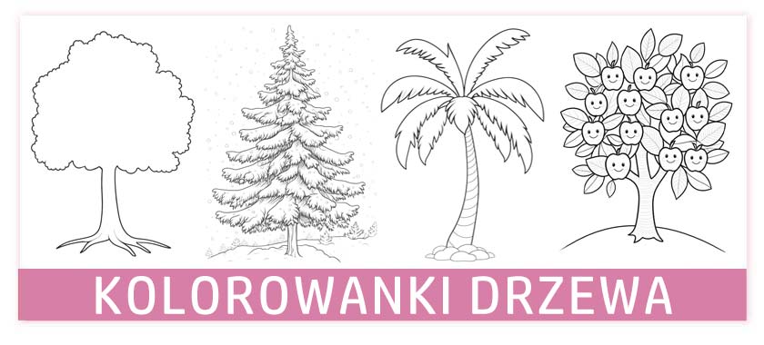Kolorowanki drzewa