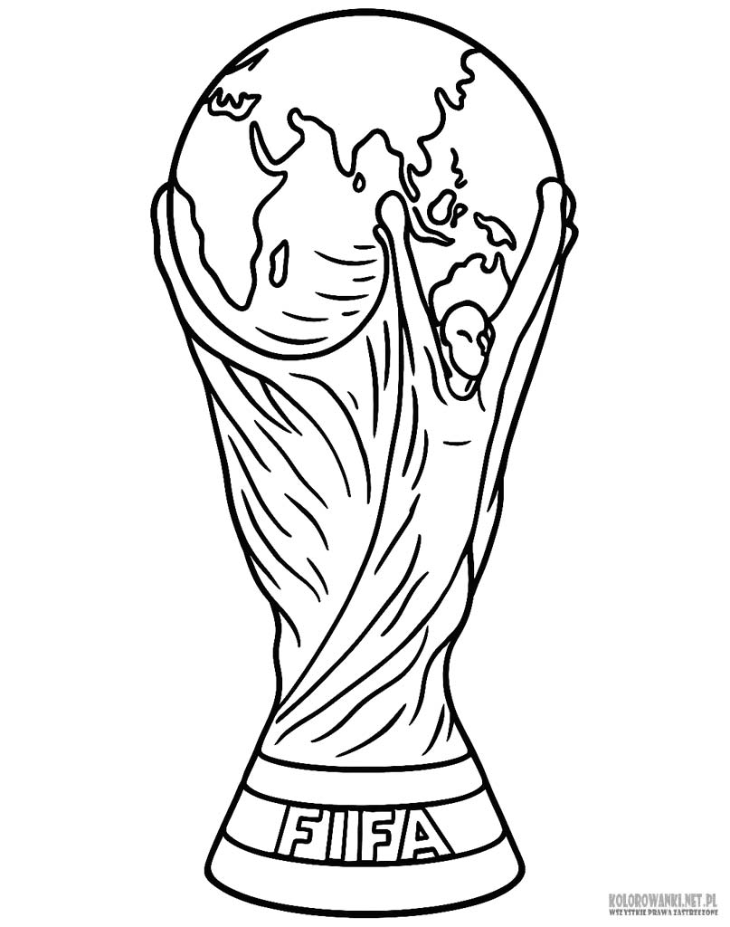Puchar Świata FIFA kolorowanka